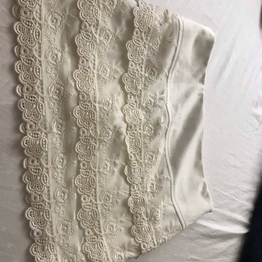 White skirt